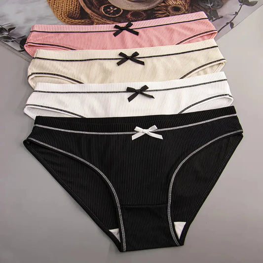 4pcs Women'S Colorful Panties