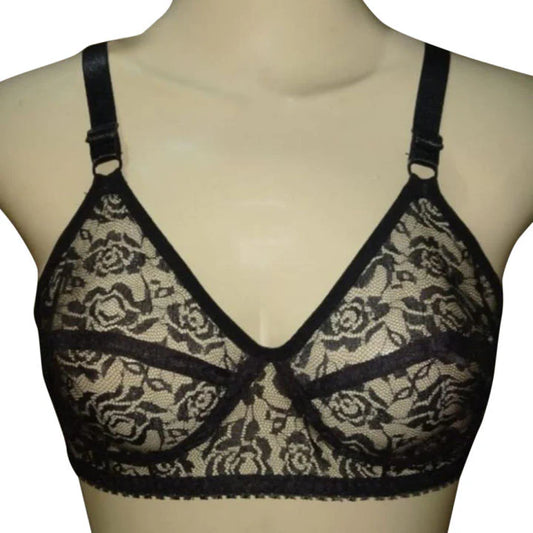 Transparent Net Bra